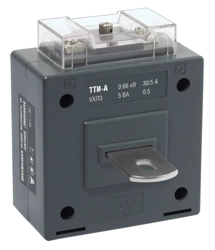 Трансформатор тока ТТИ-А  80/5А  5ВА  класс 0,5 (упак. 1 шт./36) ИЭК