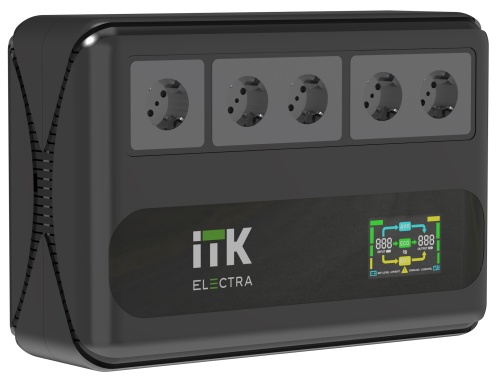 ITK ELECTRA LT5 ИБП 800ВА/480Вт LCD с АКБ 1х9AH