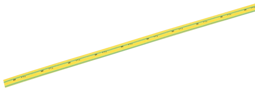Трубка термоусаживаемая ТТУ 10/5 желто-зеленая (1м)