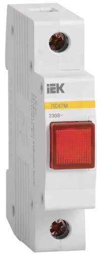 Сигнальная лампа ЛС-47М (красная) матрица светодиод, на DIN (упак. 12 шт./120) ИЭК