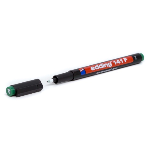 Фломастер-Перманентная шариковая ручка 0,7мм черный (упак. 5 шт)
