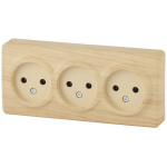 11-2207-11 Эл/ус ЭРА Розетка 3х2P, 16A-250В, IP20, ОУ, Эра Эксперт, сосна 11-2207-11 Эл/ус ЭРА Розетка 3х2P, 16A-250В, IP20, ОУ, Эра Эксперт, сосна