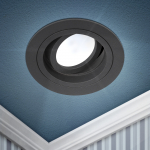 Встраиваемый светильник алюминиевый ЭРА KL84 BK MR16/GU5.3 черный Встраиваемый светильник алюминиевый ЭРА KL84 BK MR16/GU5.3 черный