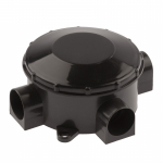 Распаячная коробка ЭРА KOR-70-35-3-b открытой установки трехрожковая черная IP42 Распаячная коробка ЭРА KOR-70-35-3-b открытой установки трехрожковая черная IP42