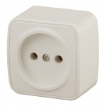 3-201-02 Эл/ус Intro Розетка 2P, 16А-250В, IP20, ОУ, Polo, сл.кость 3-201-02 Эл/ус Intro Розетка 2P, 16А-250В, IP20, ОУ, Polo, сл.кость