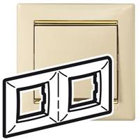 Рамка 2п Сл.кость/Зол VLN Рамка 2п Сл.кость/Зол VLN