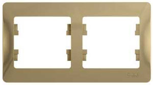 GLOSSA 2-постовая РАМКА, горизонтальная, ТИТАН GLOSSA 2-постовая РАМКА, горизонтальная, ТИТАН