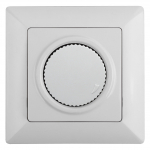 Светорегулятор Intro Solo 4-401-01 поворотный, 600Вт 230В, IP20, СУ, белый Светорегулятор Intro Solo 4-401-01 поворотный, 600Вт 230В, IP20, СУ, белый