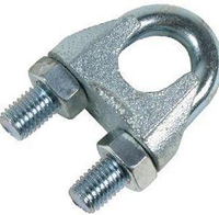 Зажим для стального троса M6 (упак. 50 шт) Зажим для стального троса M6 (упак. 50 шт)