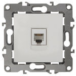 12-3105-02 Эл/ус ЭРА Розетка телефонная RJ11, IP20, Эра12, слоновая кость 12-3105-02 Эл/ус ЭРА Розетка телефонная RJ11, IP20, Эра12, слоновая кость