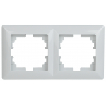 4-502-01 Intro Рамка на 2 поста, СУ, Solo, белый 4-502-01 Intro Рамка на 2 поста, СУ, Solo, белый