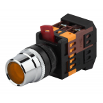 ЭРА Кнопка ABLF-22 желтый d22мм неон/240В 1з+1р (10/400/3200) ЭРА Кнопка ABLF-22 желтый d22мм неон/240В 1з+1р (10/400/3200)