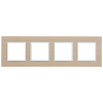 14-5304-01 ЭРА Рамка на 4 поста, дерево, Эра Elegance, белён.дуб-бел (5/25/1050) 14-5304-01 ЭРА Рамка на 4 поста, дерево, Эра Elegance, белён.дуб-бел (5/25/1050)