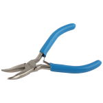 Тонкогубцы ЭРА 120 мм мини с изогнутым носом обливные рукоятки Тонкогубцы ЭРА 120 мм мини с изогнутым носом обливные рукоятки