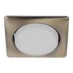 KL71 SB Светильник ЭРА под лампу Gx53 квадр.,220V, 13W, бронза KL71 SB Светильник ЭРА под лампу Gx53 квадр.,220V, 13W, бронза