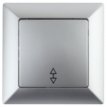 Переключатель Intro Solo 4-103-03 одноклавишный 10А-250В, IP20, СУ, алюминий Переключатель Intro Solo 4-103-03 одноклавишный 10А-250В, IP20, СУ, алюминий