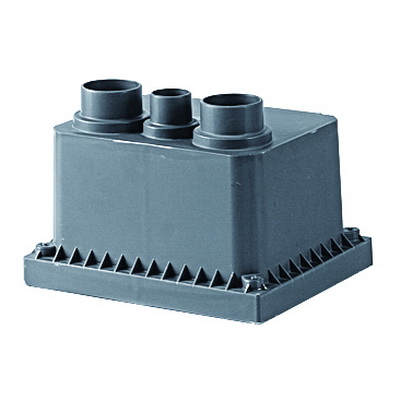 Смотровой переходной колодец с крышкой для двустенных труб,225х175х145мм Смотровой переходной колодец с крышкой для двустенных труб,225х175х145мм