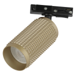 Трековый светильник однофазный ЭРА TR40-GU10 MG под лампу MR16 матовое золото Трековый светильник однофазный ЭРА TR40-GU10 MG под лампу MR16 матовое золото