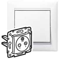 Розетка TV-FM-SAT окон.10дБ Valena (бел) Розетка TV-FM-SAT окон.10дБ Valena (бел)