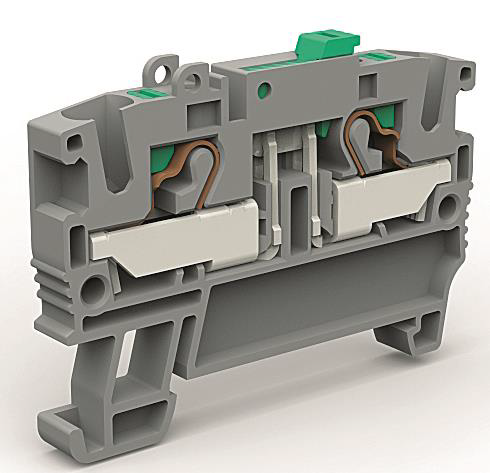 Клемма с размыкателем на 4 кв.мм синяя Клемма с размыкателем на 4 кв.мм синяя
