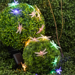 ERASF22-16 ЭРА Садовая гирлянда Стрекоза на солнечной батарее, 20 LED, 5,8 м ERASF22-16 ЭРА Садовая гирлянда Стрекоза на солнечной батарее, 20 LED, 5,8 м