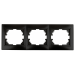 1-503-05 Intro Рамка на 3 поста гор., СУ, Plano, антрацит (14/280/2800) 1-503-05 Intro Рамка на 3 поста гор., СУ, Plano, антрацит (14/280/2800)