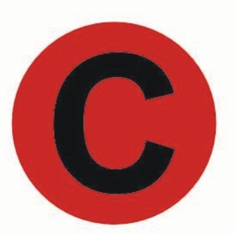 Наклейка "C" (d20) EKF PROxima Наклейка "C" (d20) EKF PROxima