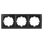 4-503-05 Intro Рамка на 3 поста, СУ, Solo, антрацит 4-503-05 Intro Рамка на 3 поста, СУ, Solo, антрацит