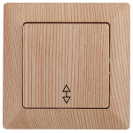 4-103-11 Intro Переключатель, 10А-250В, СУ, Solo, сосна 4-103-11 Intro Переключатель, 10А-250В, СУ, Solo, сосна