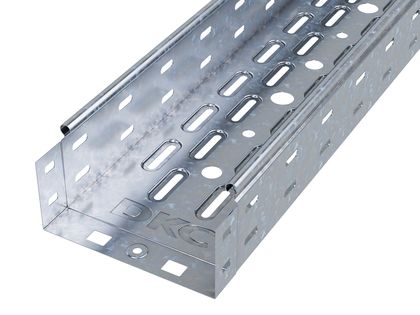 Лоток перфорированный 150х80 L 2000, горячеоцинкованный (упак. 4 м) Лоток перфорированный 150х80 L 2000, горячеоцинкованный (упак. 4 м)