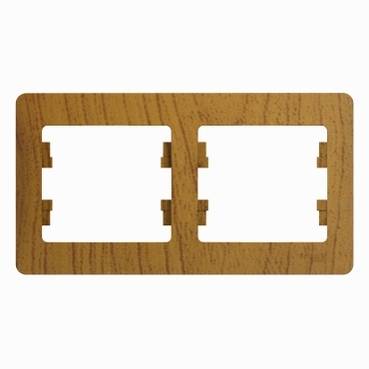 GLOSSA 2-постовая РАМКА, горизонтальная, ДЕРЕВО ДУБ GLOSSA 2-постовая РАМКА, горизонтальная, ДЕРЕВО ДУБ