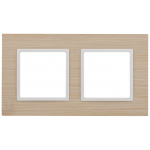 14-5302-01 ЭРА Рамка на 2 поста, дерево, Эра Elegance, белён.дуб-бел (5/50/1200) 14-5302-01 ЭРА Рамка на 2 поста, дерево, Эра Elegance, белён.дуб-бел (5/50/1200)