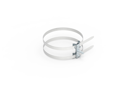 Двойной трубный хомут для изолированной мачты, D0-150 мм, M16 Двойной трубный хомут для изолированной мачты, D0-150 мм, M16