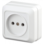 2-201-01 Эл/ус Intro Розетка 2P, 16А-250В, IP20, ОУ, Quadro, белый 2-201-01 Эл/ус Intro Розетка 2P, 16А-250В, IP20, ОУ, Quadro, белый