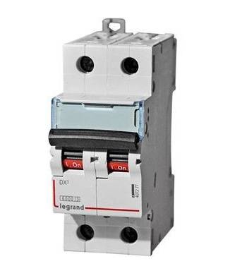 Авт.выкл.DX3 2П B6A 6000/10kA Авт.выкл.DX3 2П B6A 6000/10kA