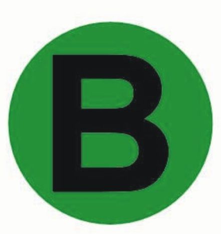 Наклейка "B" (d20) EKF PROxima Наклейка "B" (d20) EKF PROxima