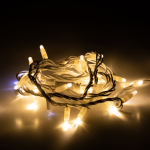 ERAPS-WK3 ЭРА Светодиодная новогодняя гирлянда нить белый каучук 3 м тёплый свет 30 LED, IP65 ERAPS-WK3 ЭРА Светодиодная новогодняя гирлянда нить белый каучук 3 м тёплый свет 30 LED, IP65