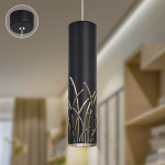 PL25 BK Светильник подвесной (подвес) ЭРА PL25 BK MR16 GU10 потолочный цилиндр черный PL25 BK Светильник подвесной (подвес) ЭРА PL25 BK MR16 GU10 потолочный цилиндр черный