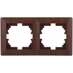4-502-10 Intro Рамка на 2 поста, СУ, Solo, венге 4-502-10 Intro Рамка на 2 поста, СУ, Solo, венге