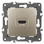 14-3114-04 Эл/ус ЭРА Розетка HDMI, IP20, Эра Elegance, шампань 14-3114-04 Эл/ус ЭРА Розетка HDMI, IP20, Эра Elegance, шампань