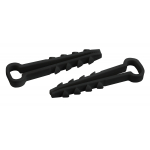 ЭРА Дюбель-хомут для плоского кабеля 5-8мм черный (100шт.) (50/1500) ЭРА Дюбель-хомут для плоского кабеля 5-8мм черный (100шт.) (50/1500)