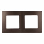 12-5102-13 Рамка для розеток и выключателей ЭРА Серия 12 12-5102-13 на 2 поста, Сатин, бронза 12-5102-13 Рамка для розеток и выключателей ЭРА Серия 12 12-5102-13 на 2 поста, Сатин, бронза