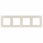 12-5104-02 Рамка для розеток и выключателей ЭРА Серия 12 12-5104-02 на 4 поста, Сатин, слоновая кость 12-5104-02 Рамка для розеток и выключателей ЭРА Серия 12 12-5104-02 на 4 поста, Сатин, слоновая кость
