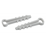 ЭРА Дюбель-хомут для плоского кабеля 5-8мм белый (100шт.) (50/1500) ЭРА Дюбель-хомут для плоского кабеля 5-8мм белый (100шт.) (50/1500)