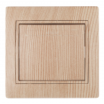 1-101-11 Эл/ус Intro Выключатель, 10А-250В, IP20, СУ, Plano, сосна 1-101-11 Эл/ус Intro Выключатель, 10А-250В, IP20, СУ, Plano, сосна