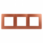 12-5103-14 Рамка для розеток и выключателей ЭРА Серия 12 12-5103-14 на 3 поста, Сатин, медь 12-5103-14 Рамка для розеток и выключателей ЭРА Серия 12 12-5103-14 на 3 поста, Сатин, медь