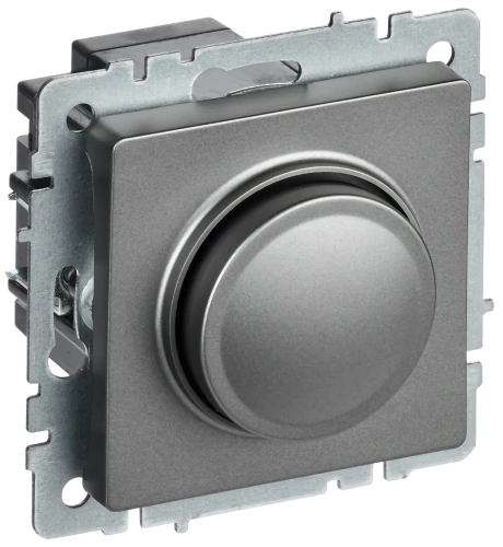 BRITE Светорег. пов-наж. 600Вт СС10-1-0-БрС сталь IEK