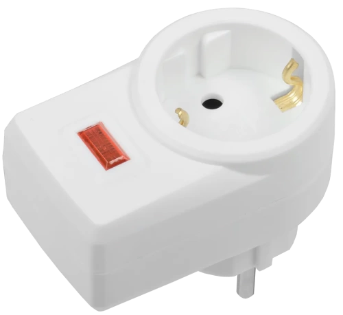 Сетевой фильтр СФ-01 1 место 2P+PE 16А белый IEK Сетевой фильтр СФ-01 1 место 2P+PE 16А белый IEK