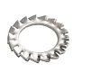 Шайба стопорная с наружными зубцами М8 DIN 6798 INOX EKF