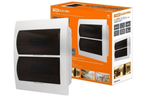 Бокс в нишу IP41 ЩРВ-П-24модуля пластик TDM